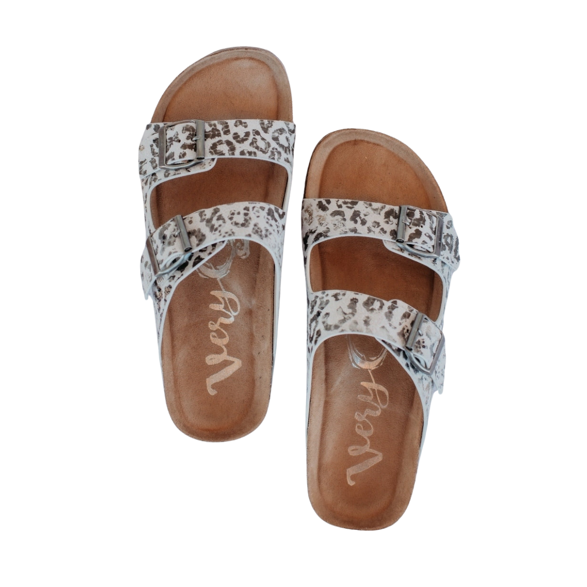 Aries Leopard Buckle Sandal